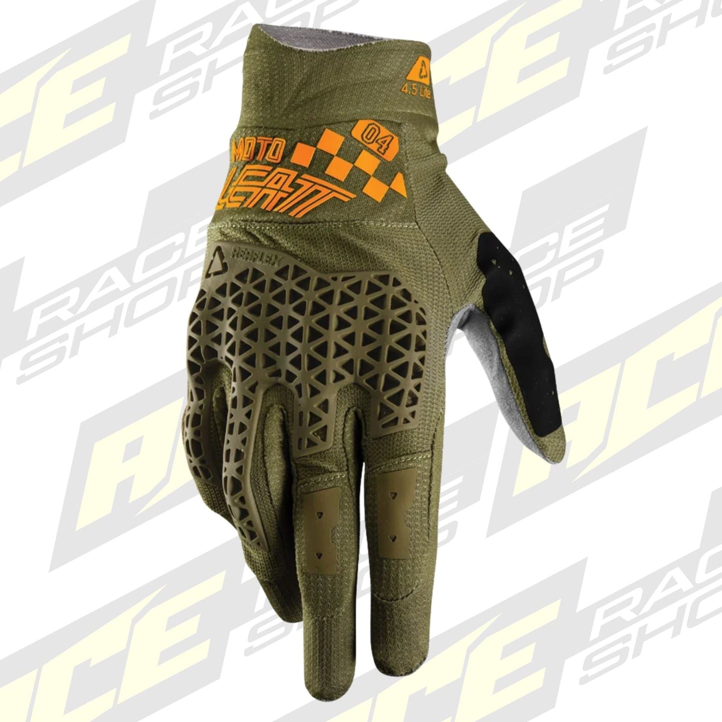 LEATT MOTOCROSS ENDURO MX MTB BMX GLOVE MOTO 4.5 LITE SPEED - KHAKI BROWN - ACE Race Shop