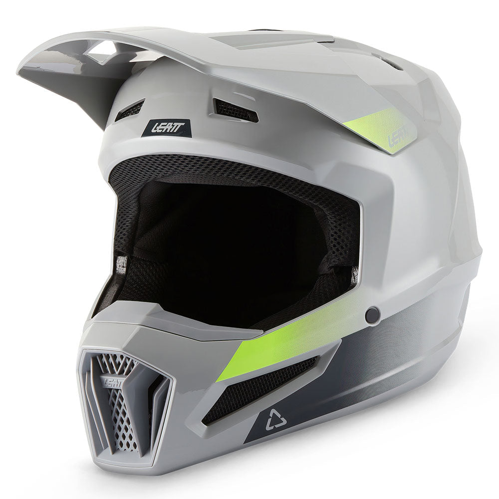 LEATT MOTOCROSS ENDURO MX OFFROAD HELMET MOTO 2.5 - GREY YELLOW BLACK - ACE Race Shop