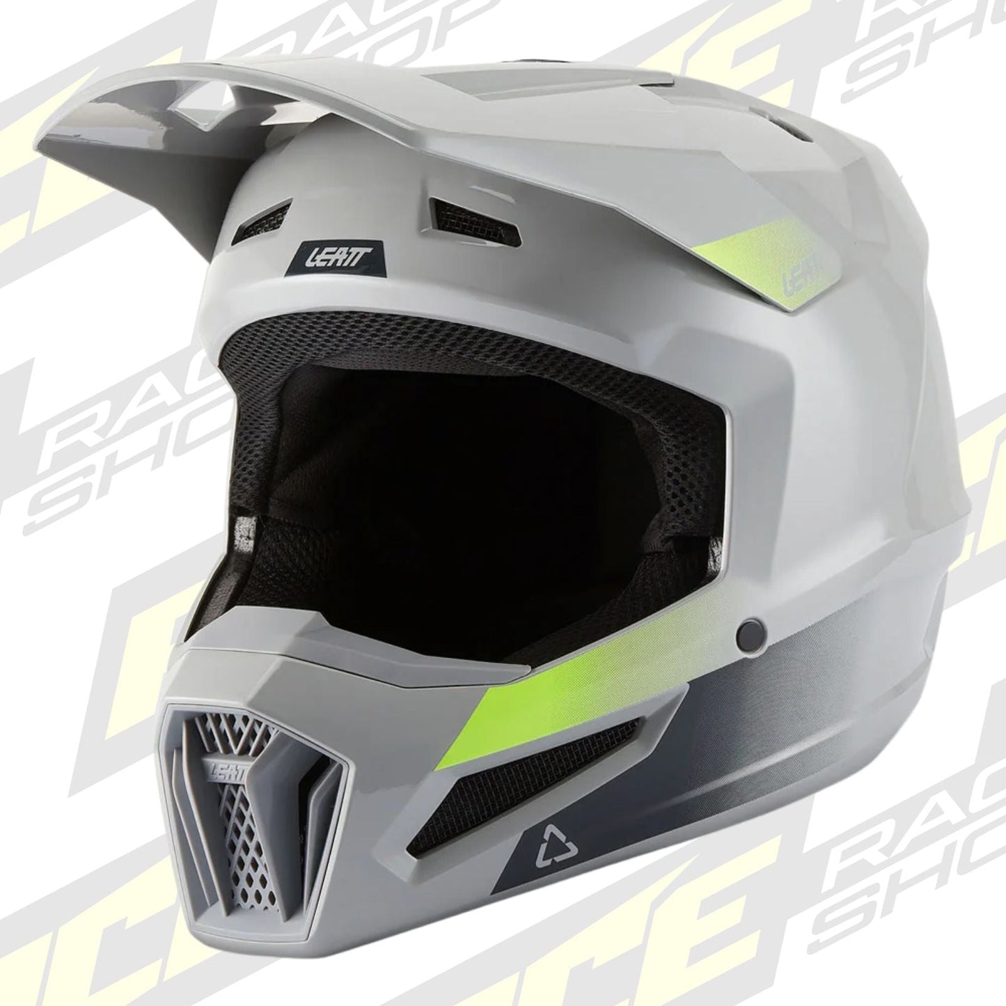 LEATT MOTOCROSS ENDURO MX OFFROAD HELMET MOTO 2.5 - GREY YELLOW BLACK - ACE Race Shop