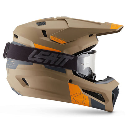 LEATT MOTOCROSS ENDURO MX OFFROAD HELMET MOTO 3.5 - KHAKI BROWN ORANGE - ACE Race Shop