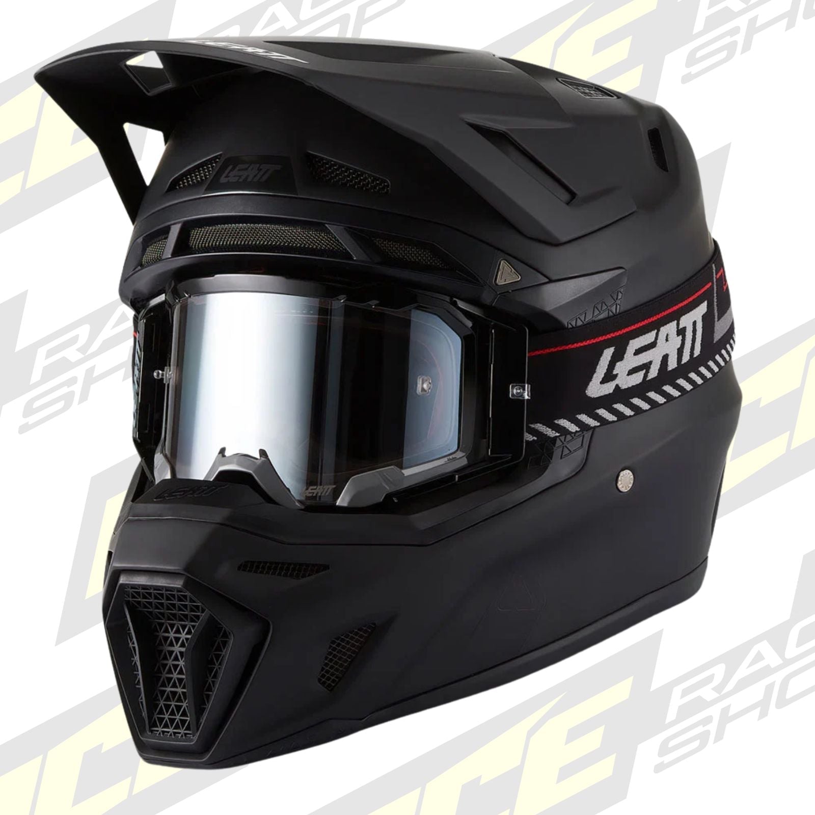 LEATT MOTOCROSS ENDURO MX OFFROAD HELMET MOTO 8.5 - BLACK - ACE Race Shop