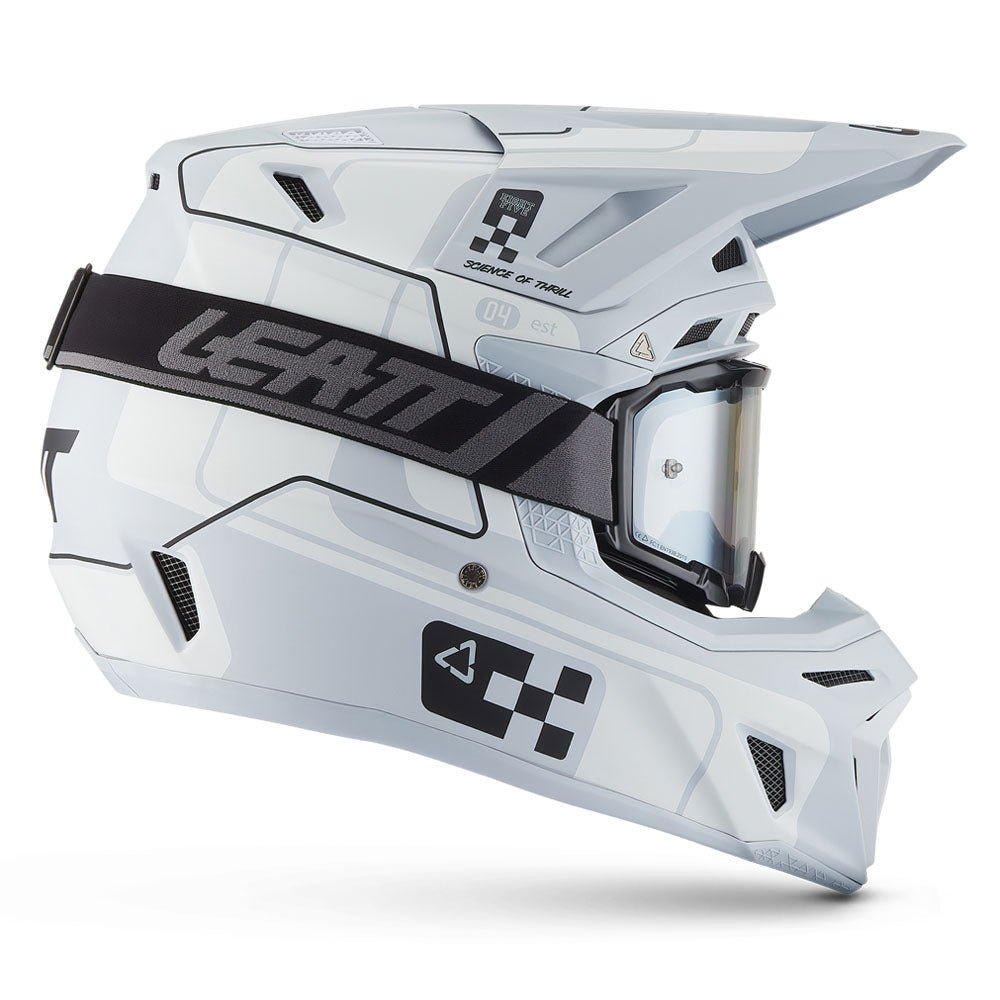 LEATT MOTOCROSS ENDURO MX OFFROAD HELMET MOTO 8.5 - GREY BLACK - ACE Race Shop