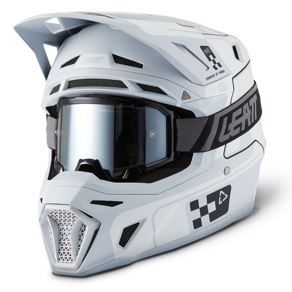 LEATT MOTOCROSS ENDURO MX OFFROAD HELMET MOTO 8.5 - GREY BLACK - ACE Race Shop