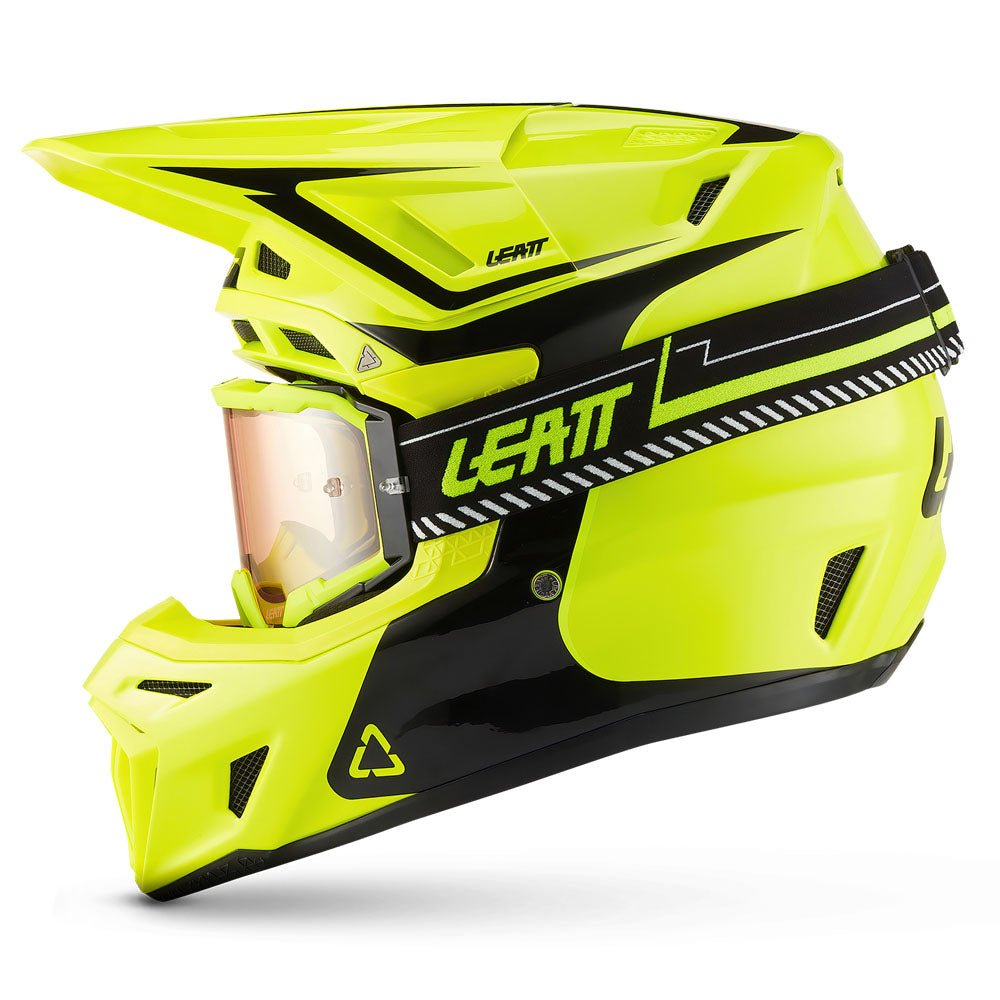 LEATT MOTOCROSS ENDURO MX OFFROAD HELMET MOTO 8.5 - NEON YELLOW - ACE Race Shop