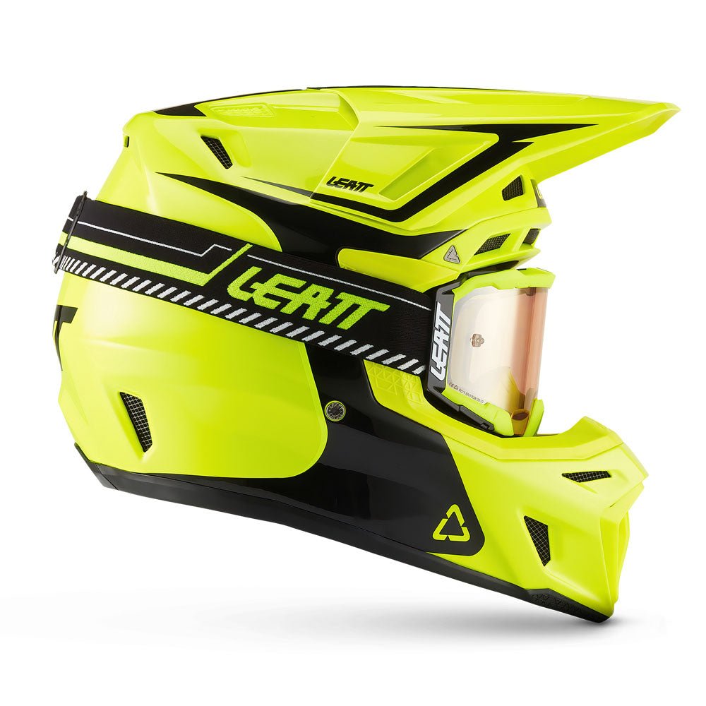 LEATT MOTOCROSS ENDURO MX OFFROAD HELMET MOTO 8.5 - NEON YELLOW - ACE Race Shop