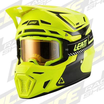 LEATT MOTOCROSS ENDURO MX OFFROAD HELMET MOTO 8.5 - NEON YELLOW - ACE Race Shop