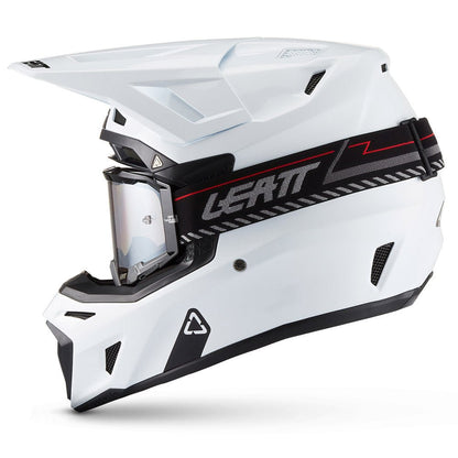 LEATT MOTOCROSS ENDURO MX OFFROAD HELMET MOTO 8.5 - WHITE - ACE Race Shop