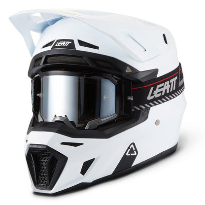 LEATT MOTOCROSS ENDURO MX OFFROAD HELMET MOTO 8.5 - WHITE - ACE Race Shop