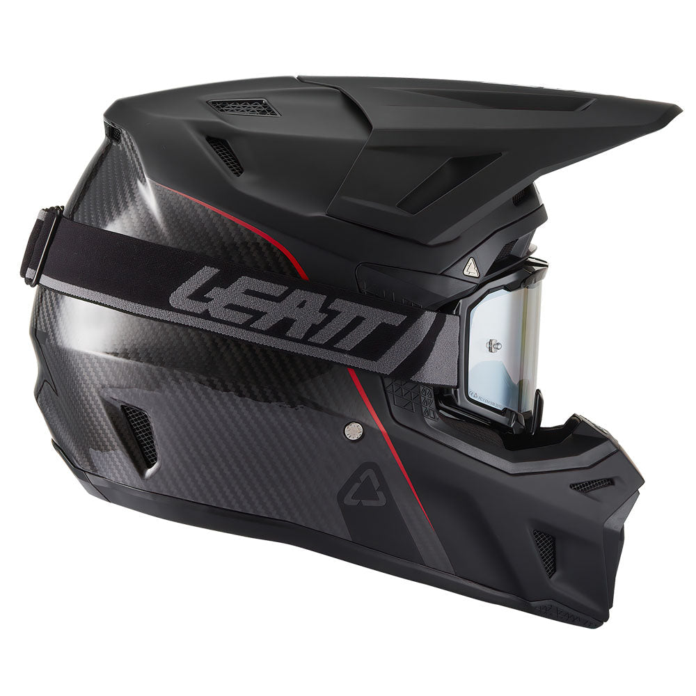 LEATT MOTOCROSS ENDURO MX OFFROAD HELMET MOTO 9.5 - CARBON BLACK - ACE Race Shop
