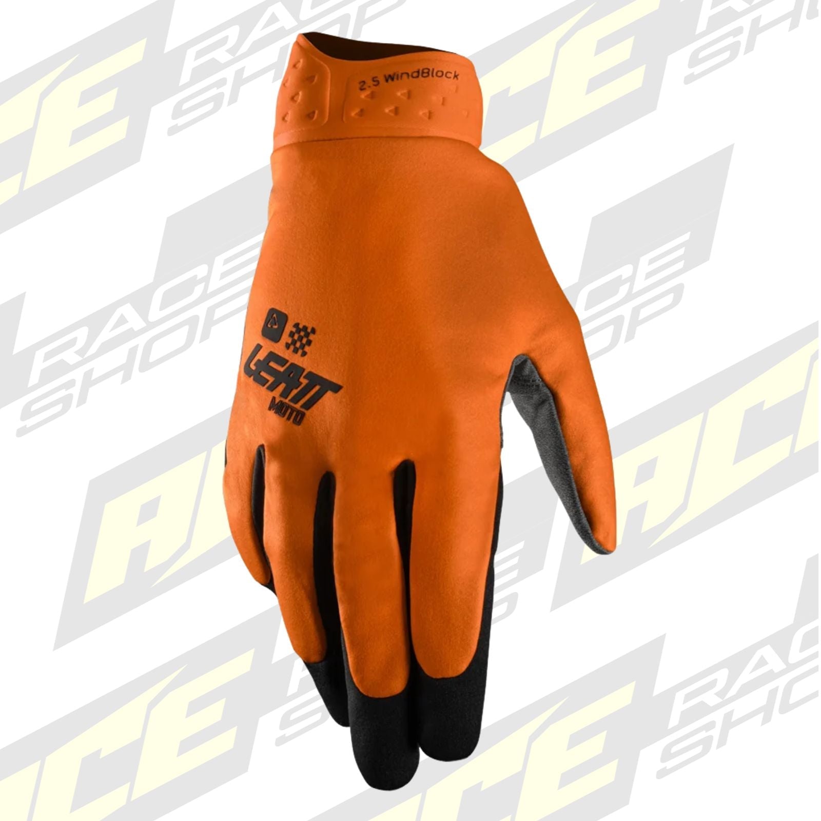 LEATT MOTOCROSS ENDURO MX WINTER WARM GLOVE MOTO 2.5 WINDBLOCK - ORANGE - ACE Race Shop