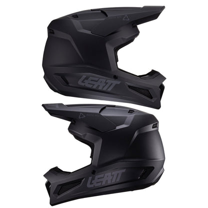 LEATT MOTOCROSS ENDURO OFFROAD HELMET MOTO 2.5 - STEALTH BLACK - ACE Race Shop