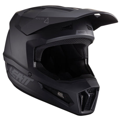 LEATT MOTOCROSS ENDURO OFFROAD HELMET MOTO 2.5 - STEALTH BLACK - ACE Race Shop