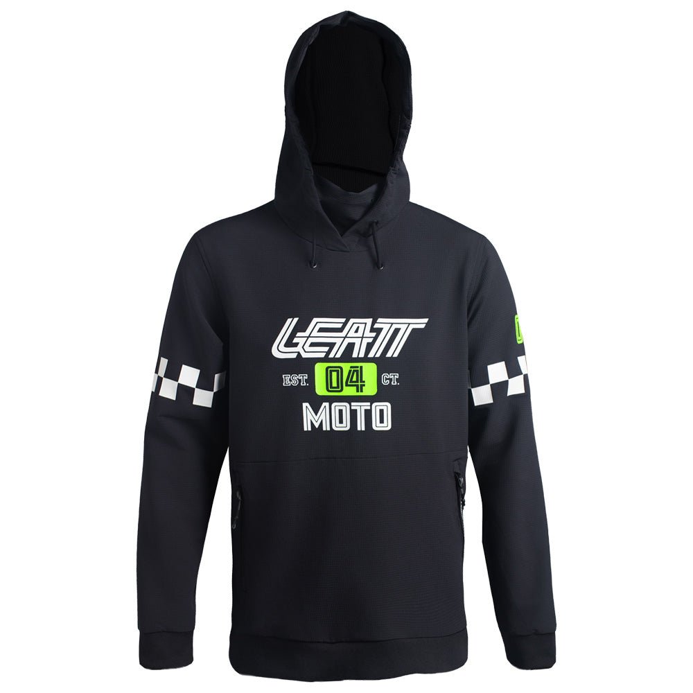 LEATT MOTOCROSS ENDURO RIDING HOODY JERSEY MOTO 5.5 THERMAFLOW SPEED BLACK - ACE Race Shop