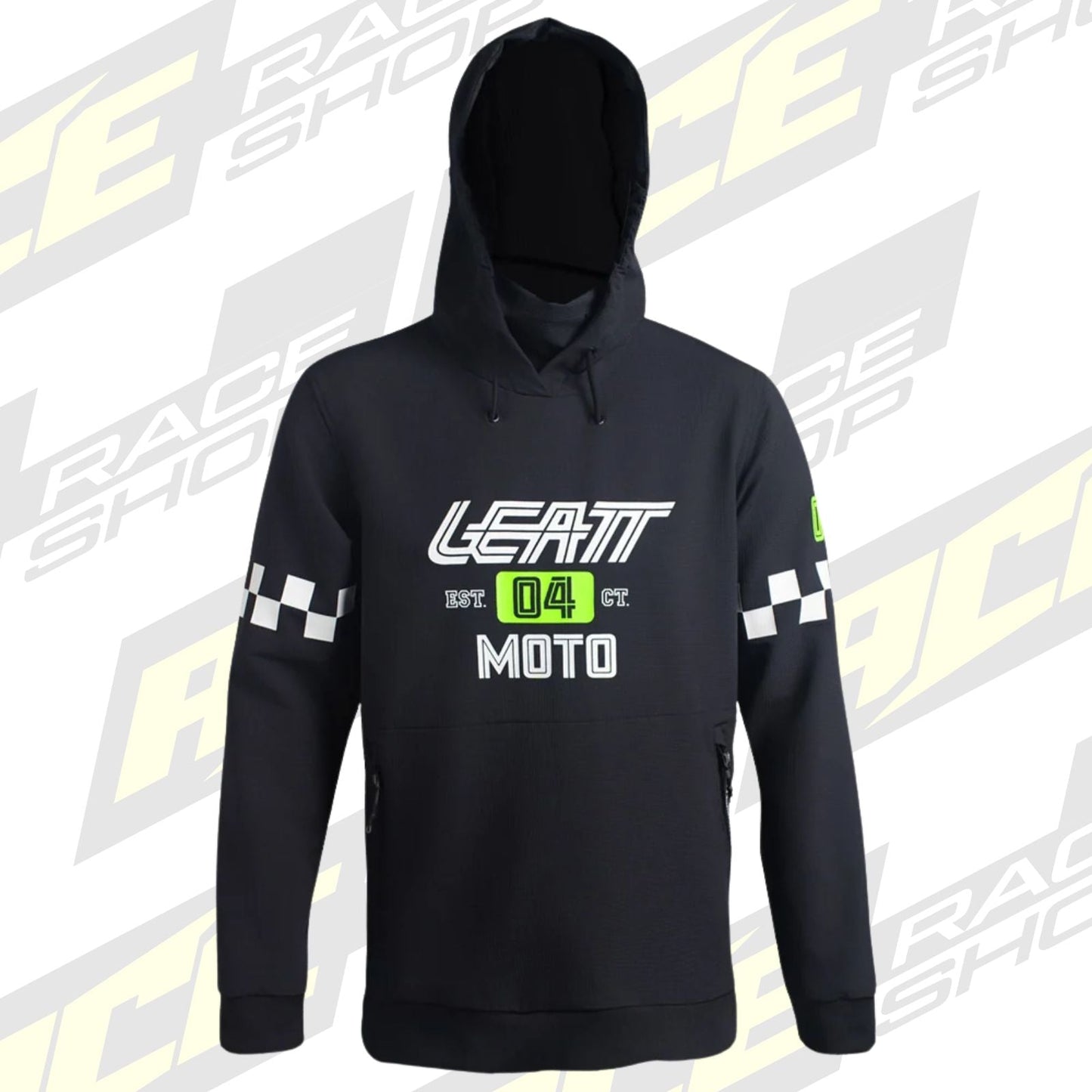 LEATT MOTOCROSS ENDURO RIDING HOODY JERSEY MOTO 5.5 THERMAFLOW SPEED BLACK - ACE Race Shop