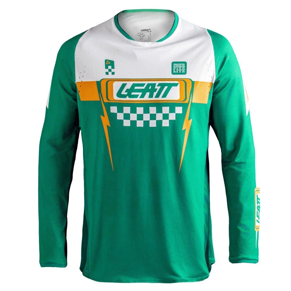 LEATT MOTOCROSS MX 4.5 SHIRT & PANT KIT COMBO - JADE GREEN - ACE Race Shop