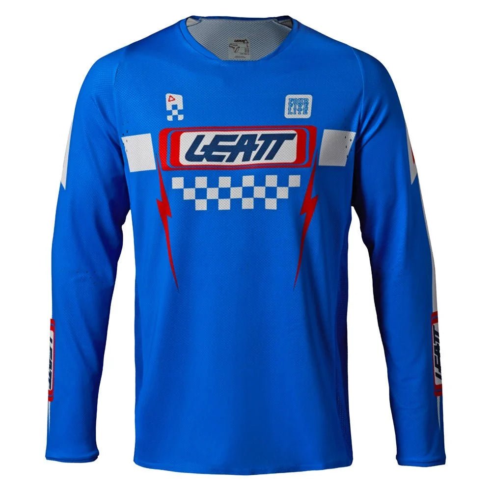 LEATT MOTOCROSS MX 4.5 SHIRT & PANT KIT COMBO - SPPED BLUE - ACE Race Shop