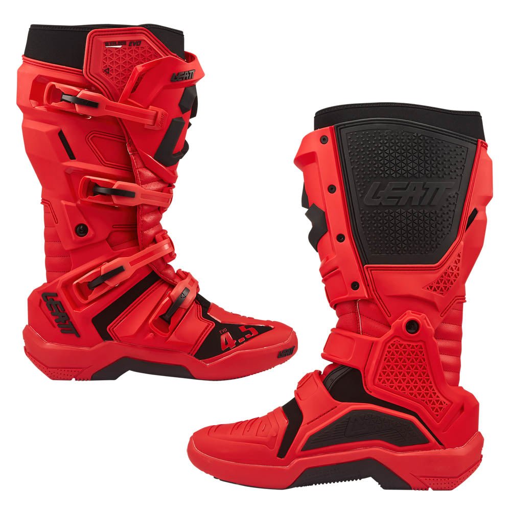 LEATT MOTOCROSS MX BOOT MOTO 4.5 EVO - RED BLACK - ACE Race Shop
