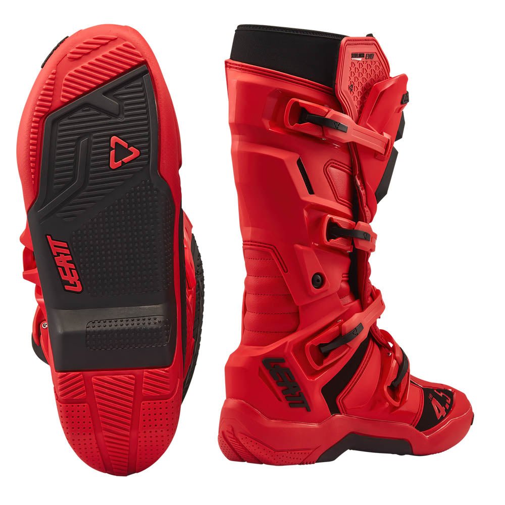 LEATT MOTOCROSS MX BOOT MOTO 4.5 EVO - RED BLACK - ACE Race Shop