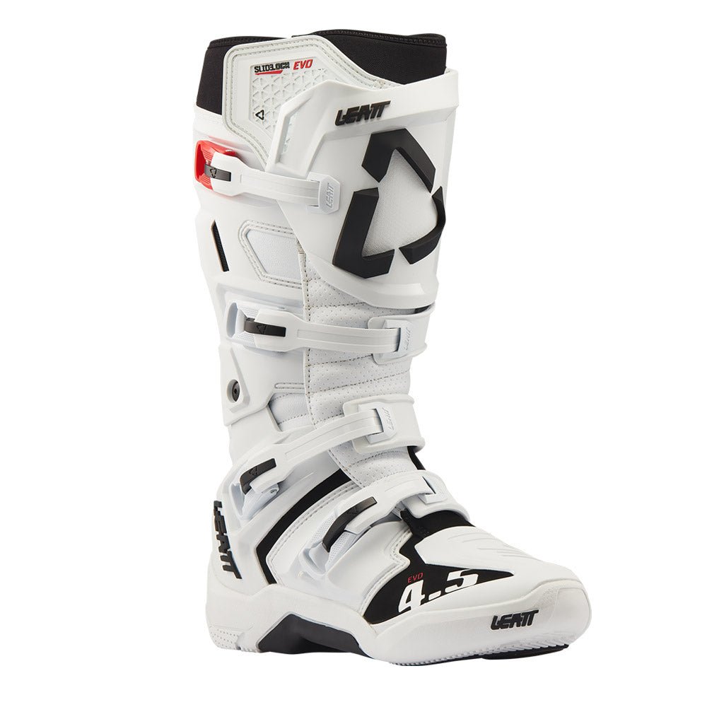 LEATT MOTOCROSS MX BOOT MOTO 4.5 EVO - WHITE - ACE Race Shop