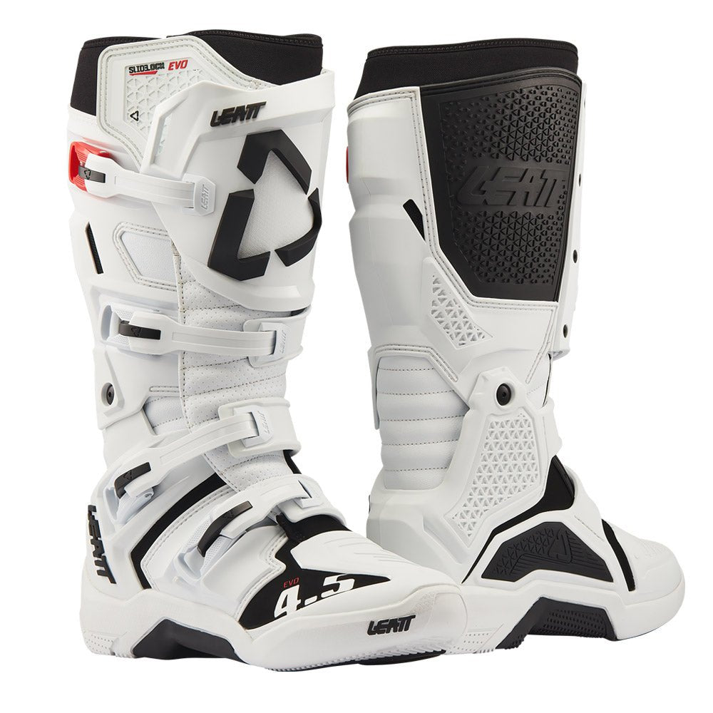 LEATT MOTOCROSS MX BOOT MOTO 4.5 EVO - WHITE - ACE Race Shop