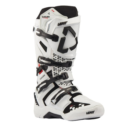 LEATT MOTOCROSS MX BOOT MOTO 5.5 FLEXLOCK EVO - WHITE - ACE Race Shop