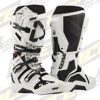 LEATT MOTOCROSS MX BOOT MOTO 5.5 FLEXLOCK EVO - WHITE - ACE Race Shop