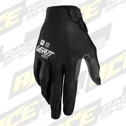 LEATT MOTOCROSS MX ENDURO MTB GLOVE MOTO 1.5 GRIP R - BLACK - ACE Race Shop