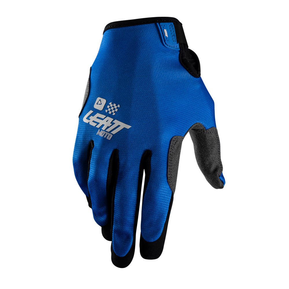 LEATT MOTOCROSS MX ENDURO MTB GLOVE MOTO 1.5 GRIP R - BLUE - ACE Race Shop