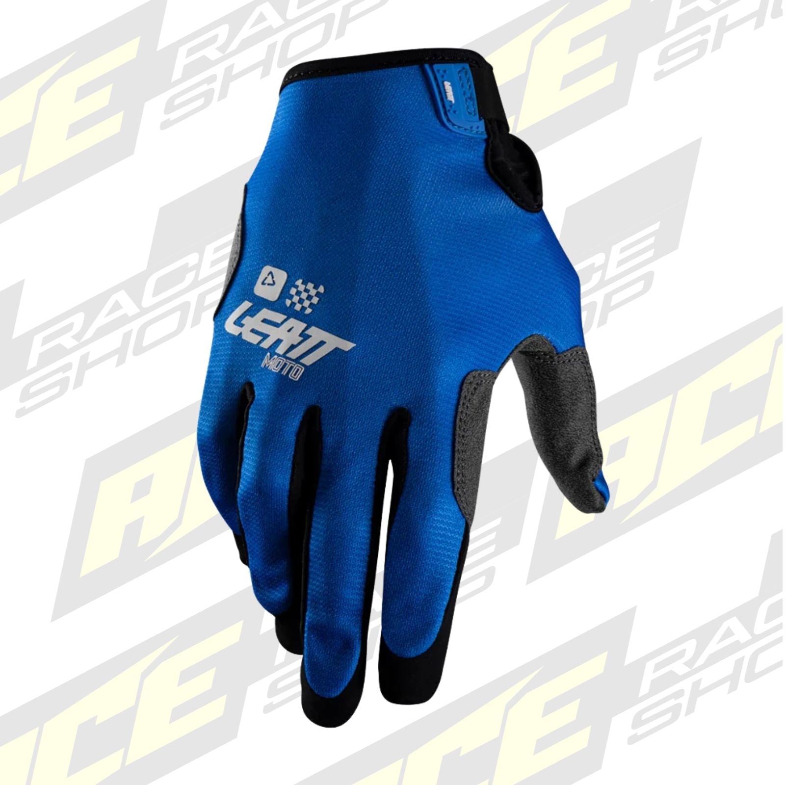 LEATT MOTOCROSS MX ENDURO MTB GLOVE MOTO 1.5 GRIP R - BLUE - ACE Race Shop