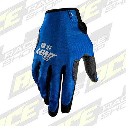 LEATT MOTOCROSS MX ENDURO MTB GLOVE MOTO 1.5 GRIP R - BLUE - ACE Race Shop