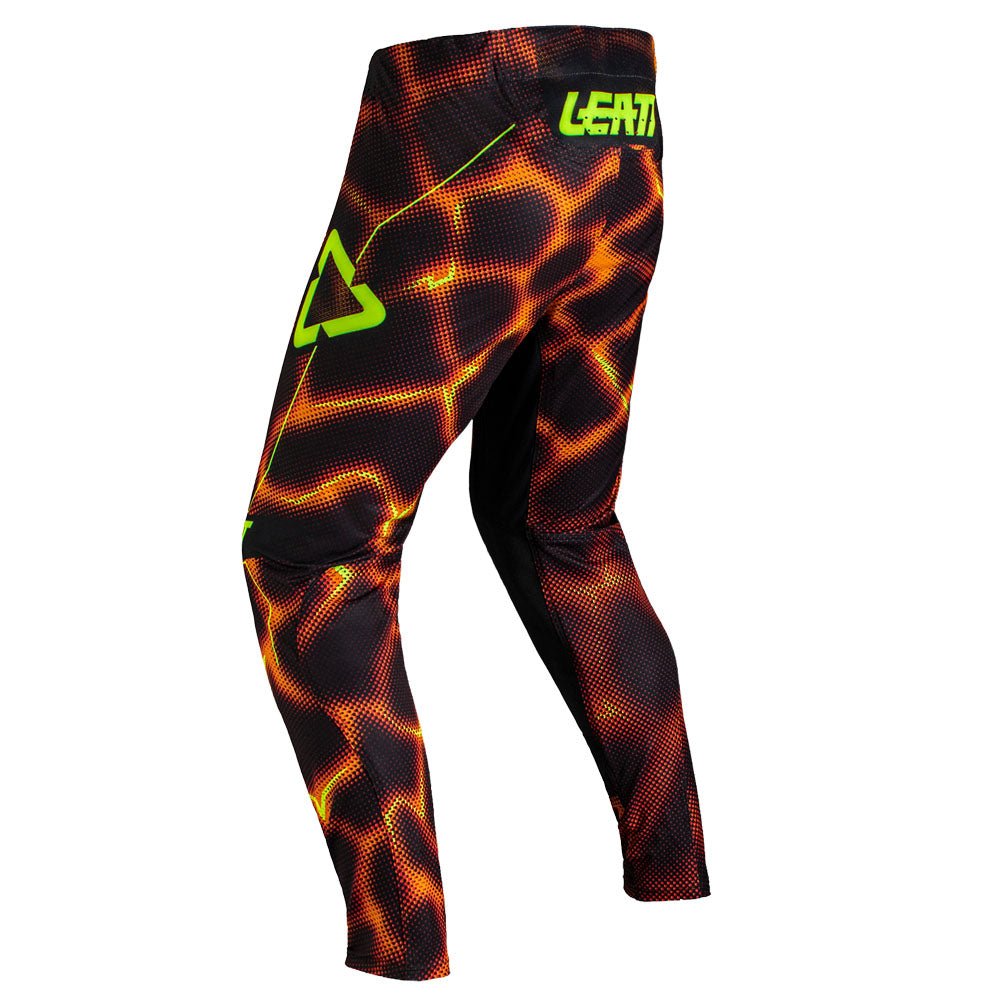 LEATT MOTOCROSS MX PANT TROUSERS BOTTOMS MOTO 5.5 - FIRE ORANGE BLACK - ACE Race Shop