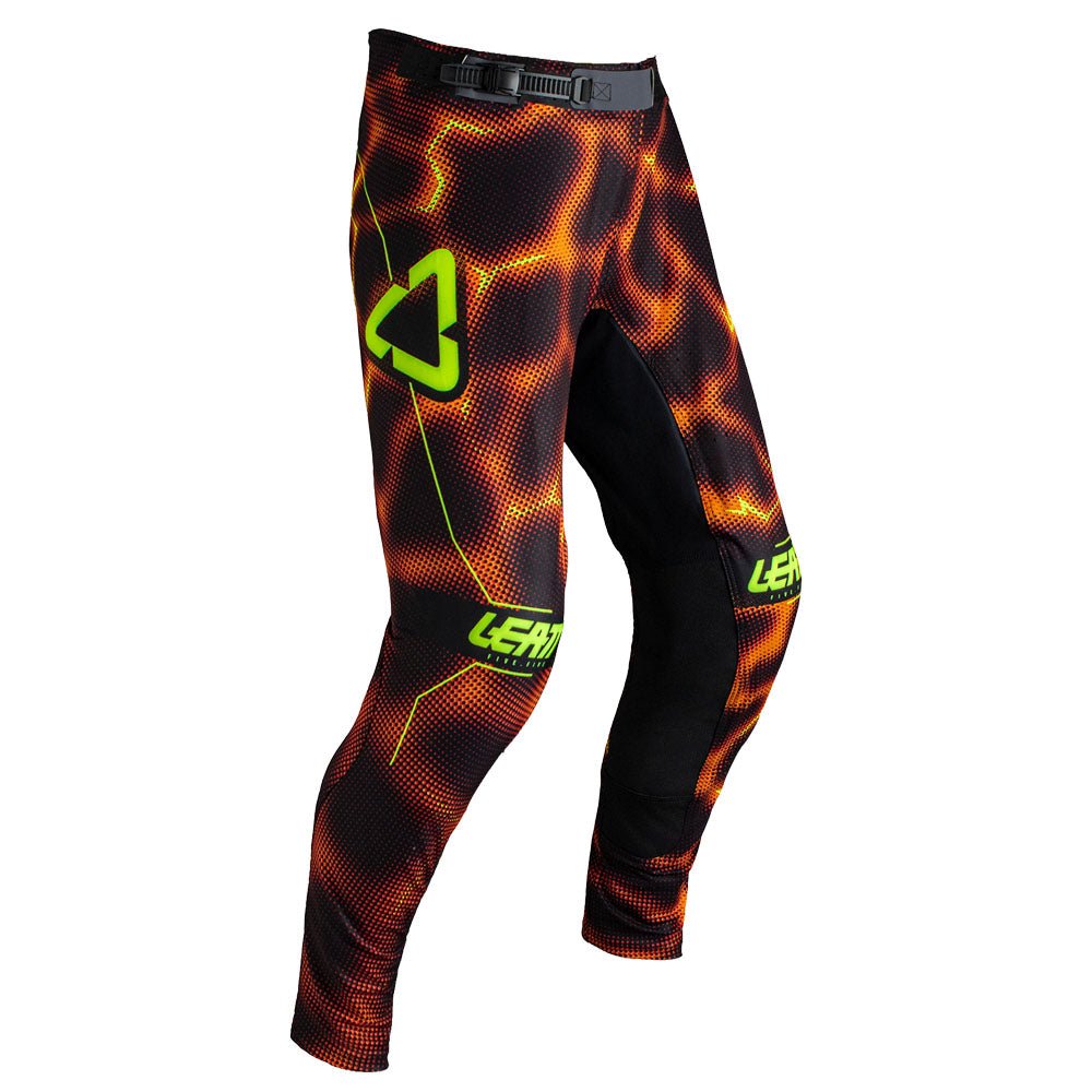 LEATT MOTOCROSS MX PANT TROUSERS BOTTOMS MOTO 5.5 - FIRE ORANGE BLACK - ACE Race Shop