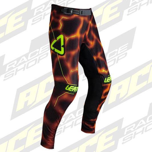 LEATT MOTOCROSS MX PANT TROUSERS BOTTOMS MOTO 5.5 - FIRE ORANGE BLACK - ACE Race Shop