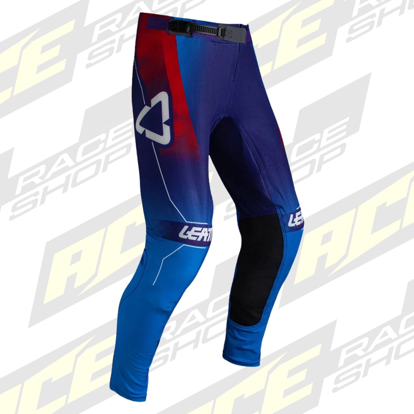 LEATT MOTOCROSS MX PANTS TROUSERS BOTTOMS MOTO FADE BLUE RED - ACE Race Shop