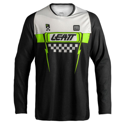 LEATT MOTOCROSS SHIRT JERSEY MOTO MX TOP 4.5 LITE SPEED BLACK - ACE Race Shop