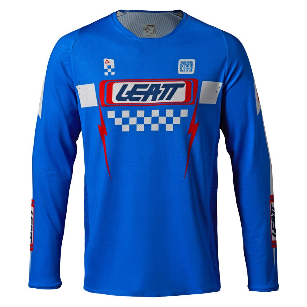 LEATT MOTOCROSS SHIRT JERSEY MOTO MX TOP 4.5 LITE SPEED BLUE - ACE Race Shop