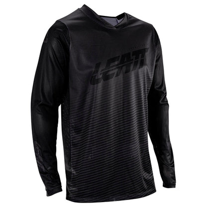 LEATT MOTOCROSS SHIRT JERSEY MOTO MX TOP 4.5 X-FLOW BLACK - ACE Race Shop