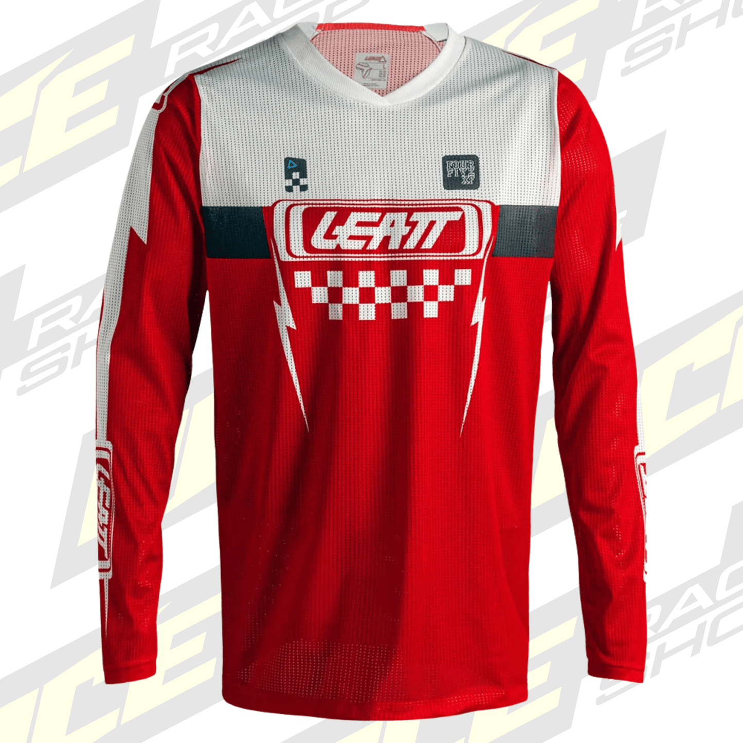 LEATT MOTOCROSS SHIRT JERSEY MOTO MX TOP 4.5 X-FLOW SPEED RED - ACE Race Shop