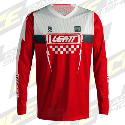 LEATT MOTOCROSS SHIRT JERSEY MOTO MX TOP 4.5 X-FLOW SPEED RED - ACE Race Shop