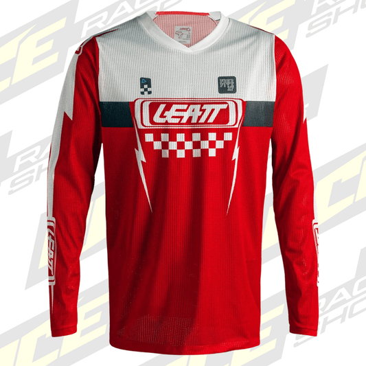 LEATT MOTOCROSS SHIRT JERSEY MOTO MX TOP 4.5 X-FLOW SPEED RED - ACE Race Shop
