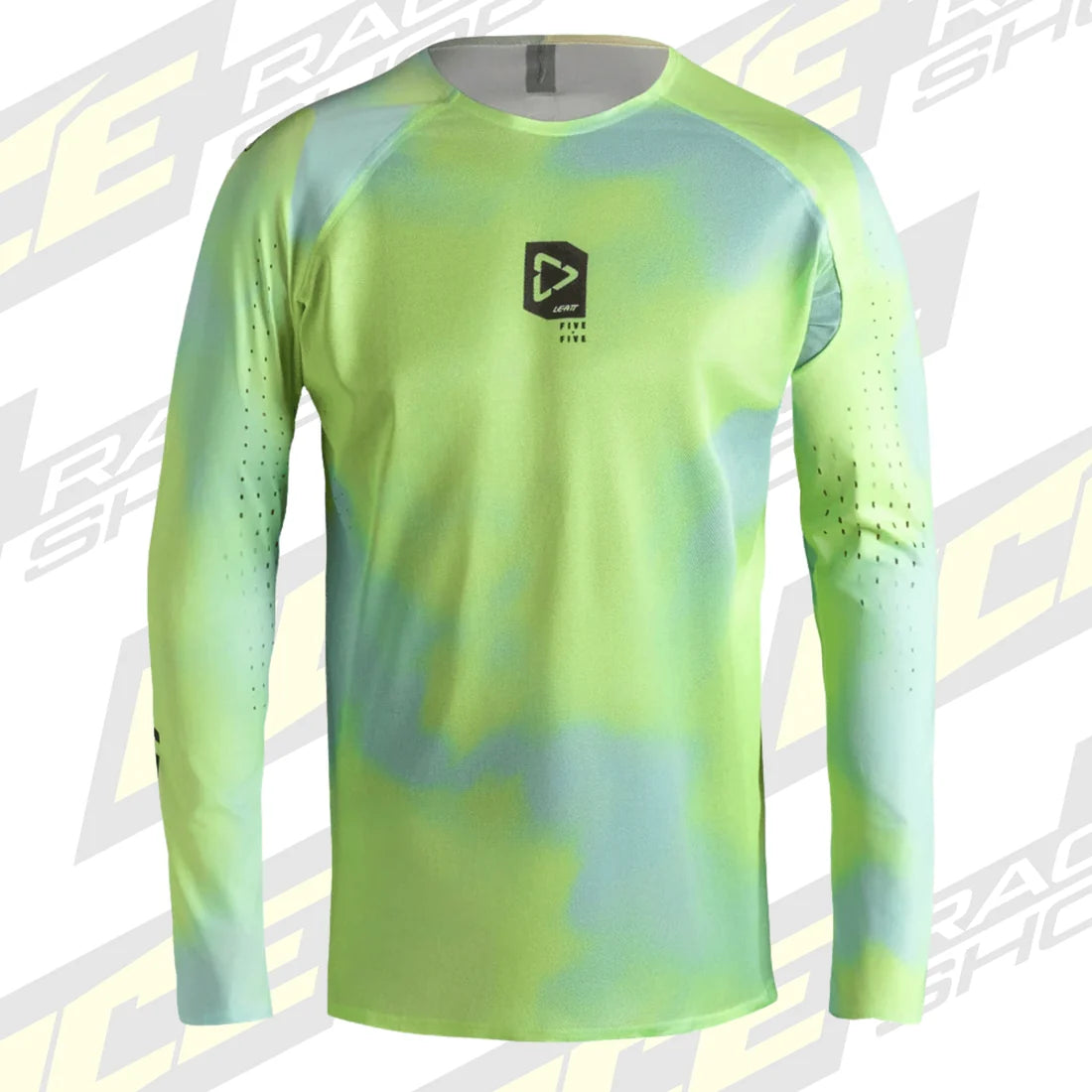 LEATT MOTOCROSS MX 5.5 SHIRT & PANT KIT COMBO - ACID YELLOW