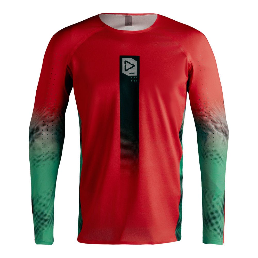 LEATT MOTOCROSS SHIRT JERSEY TOP MX MOTO 5.5 ULTRAWELD FADE RED - ACE Race Shop