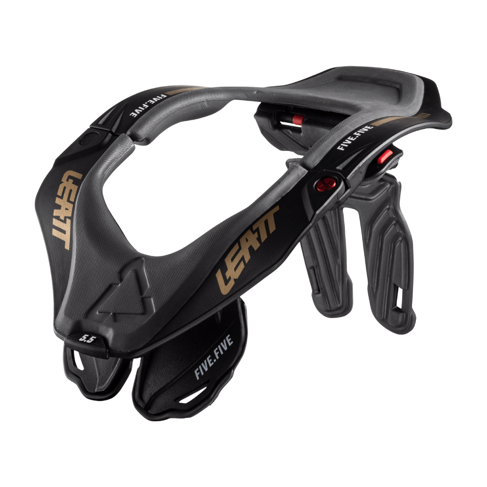 LEATT NECK BRACE MOTO 5.5 STEALTH - ACE Race Shop