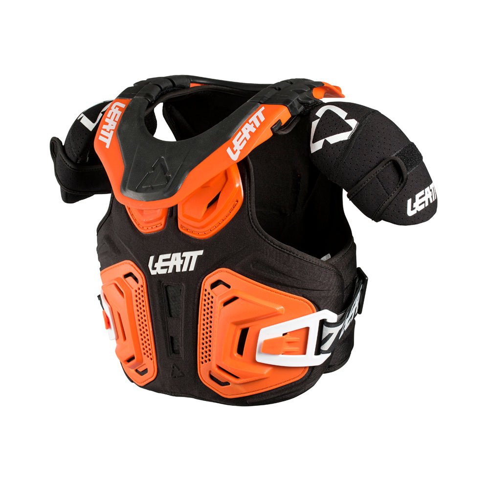 LEATT NECKVEST FUSION 2.0 JR ORANGE - ACE Race Shop