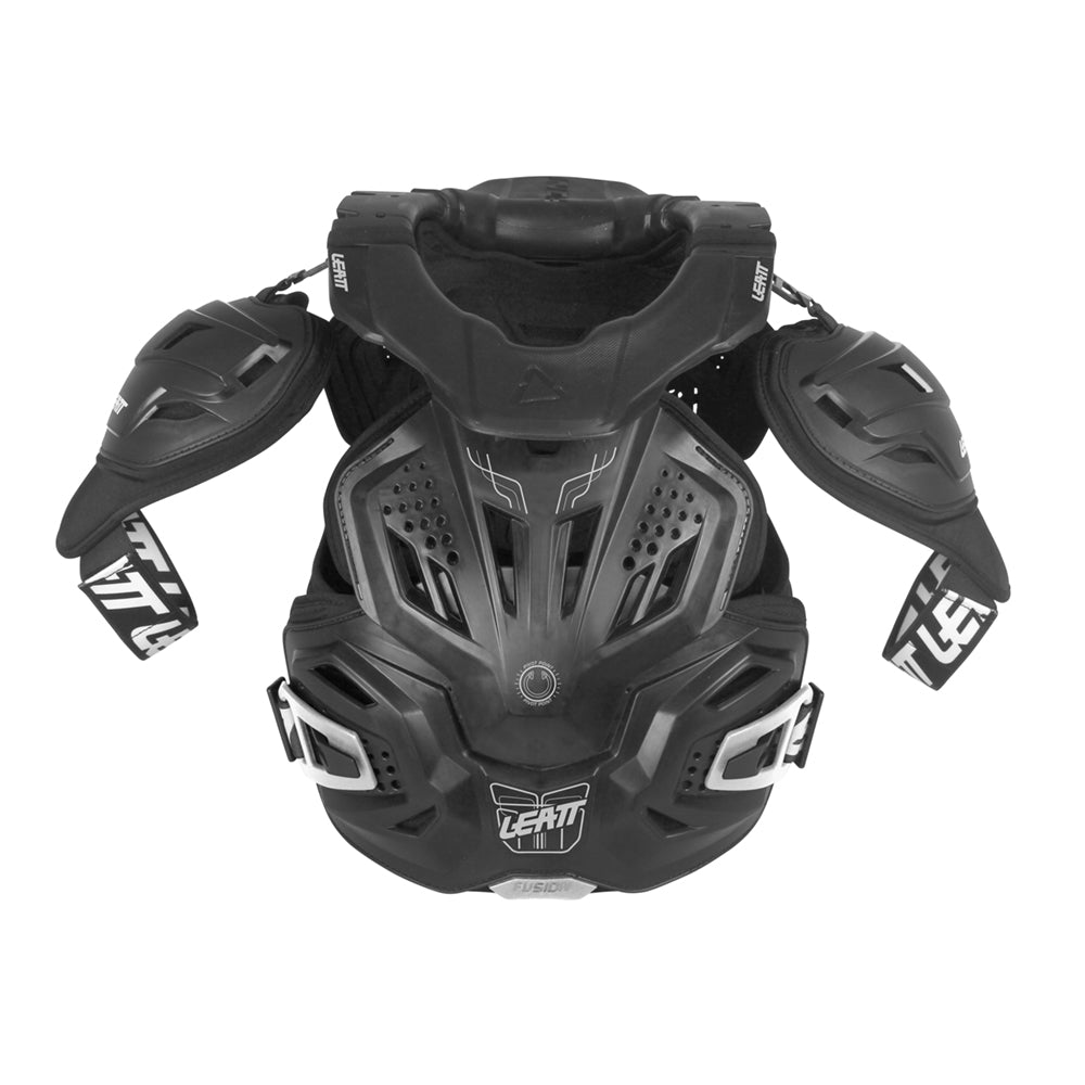 LEATT NECKVEST FUSION 3.0 BLACK - ACE Race Shop
