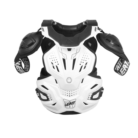 LEATT NECKVEST FUSION 3.0 WHITE - ACE Race Shop