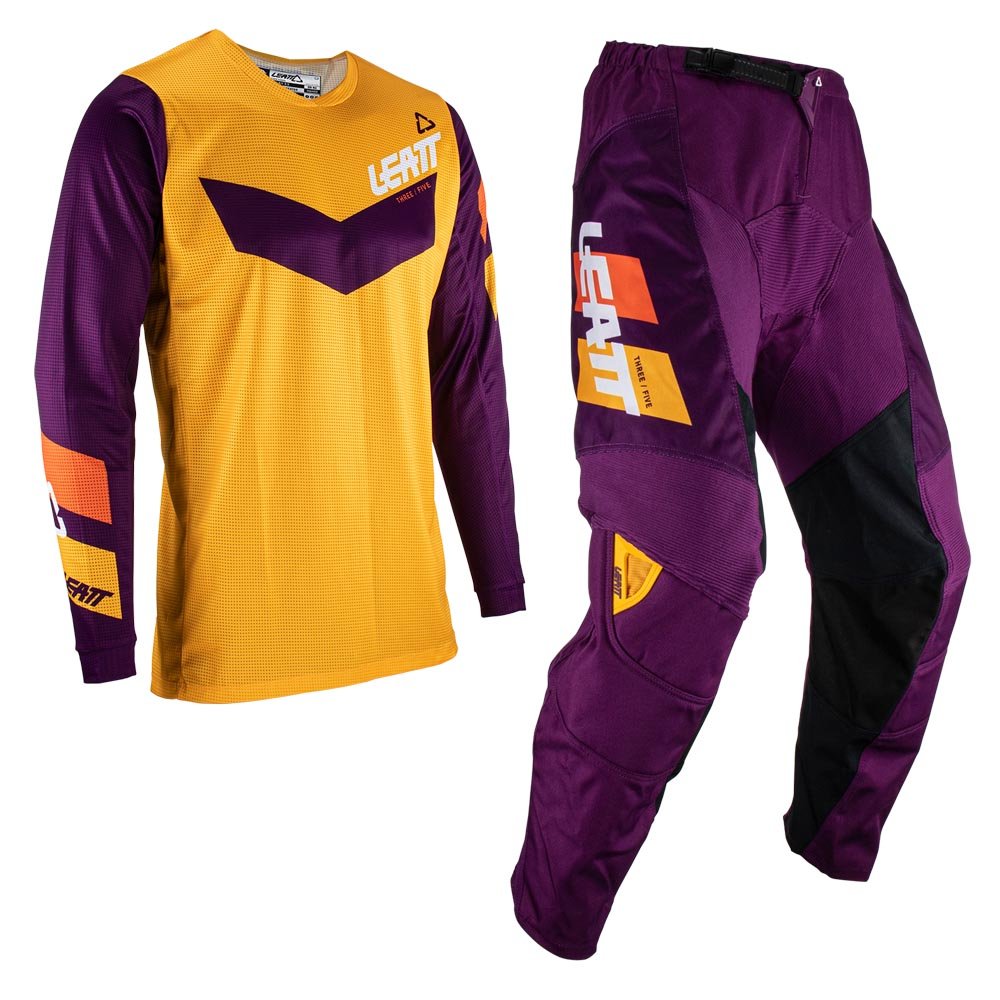 LEATT PANT AND SHIRT KIT MINI 3.5 INDIGO 20/X - SMALL 110/120CM - ACE Race Shop