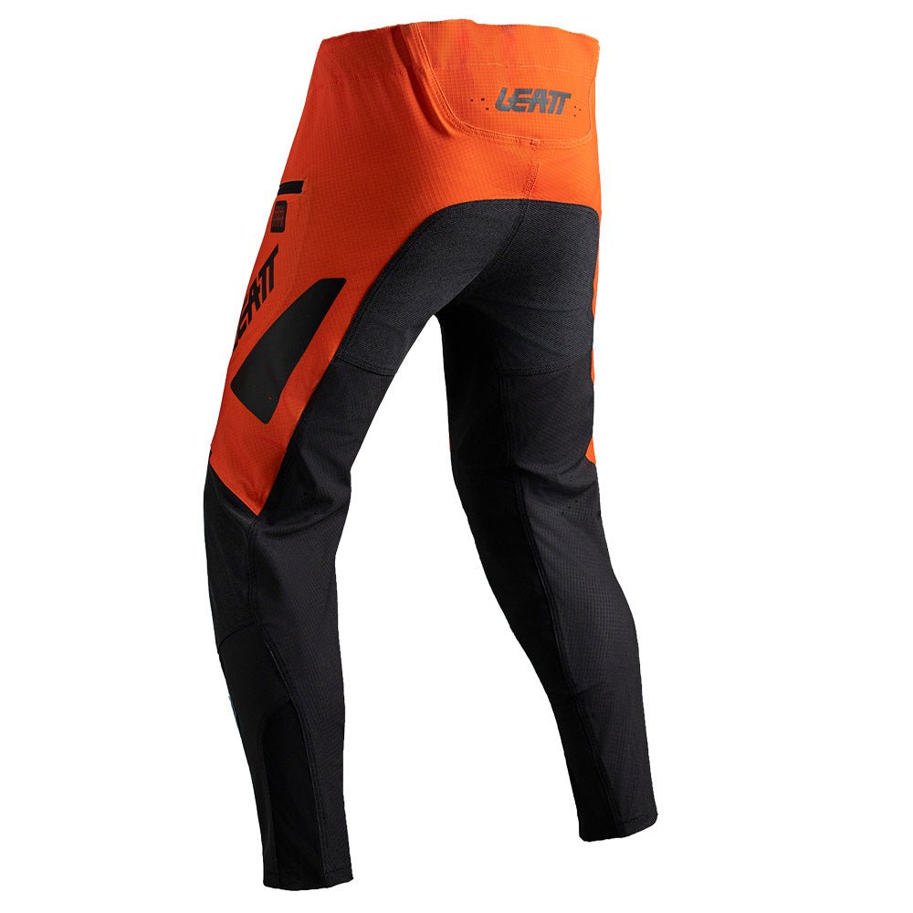 LEATT PANT TROUSERS BOTTOMS MOTO 4.5 ENDURO SPEED - ORANGE BLACK - ACE Race Shop
