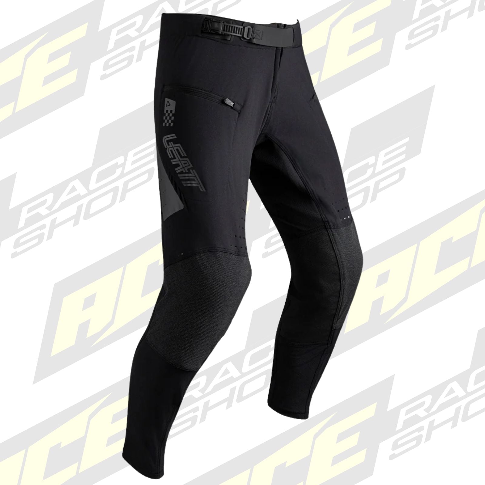 LEATT PANT TROUSERS BOTTOMS MOTO 4.5 ENDURO X-FLOW BLACK - ACE Race Shop