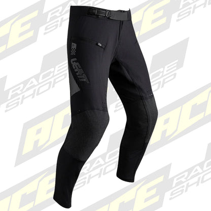 LEATT PANT TROUSERS BOTTOMS MOTO 4.5 ENDURO X-FLOW BLACK - ACE Race Shop